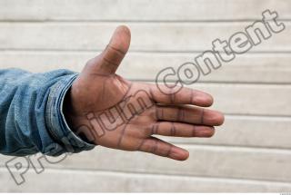 Black man in blue jeans clothe 0019